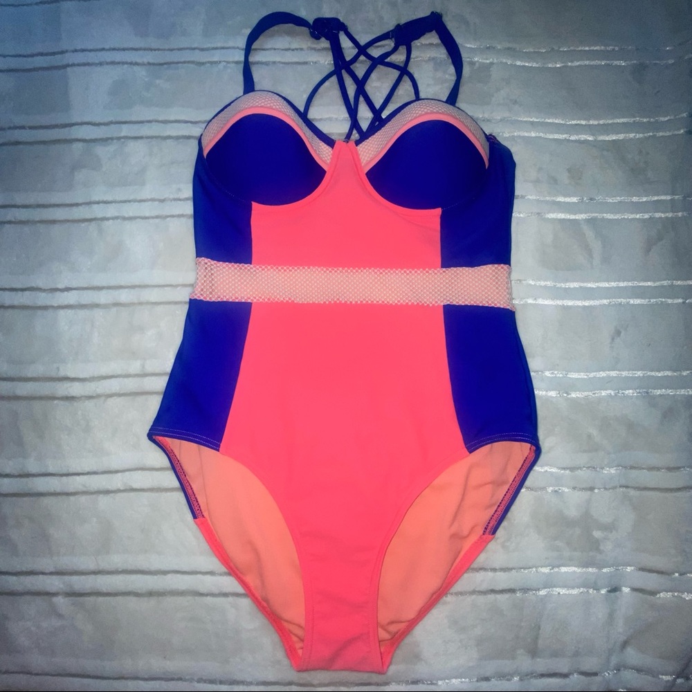 Bright One Piece Swim Suit